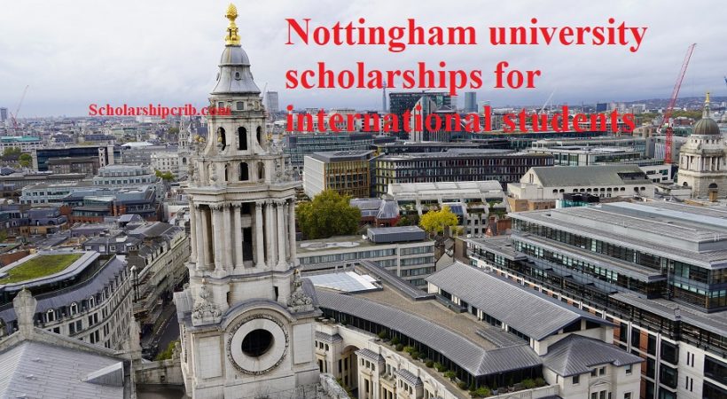 nottingham university scholarships international students